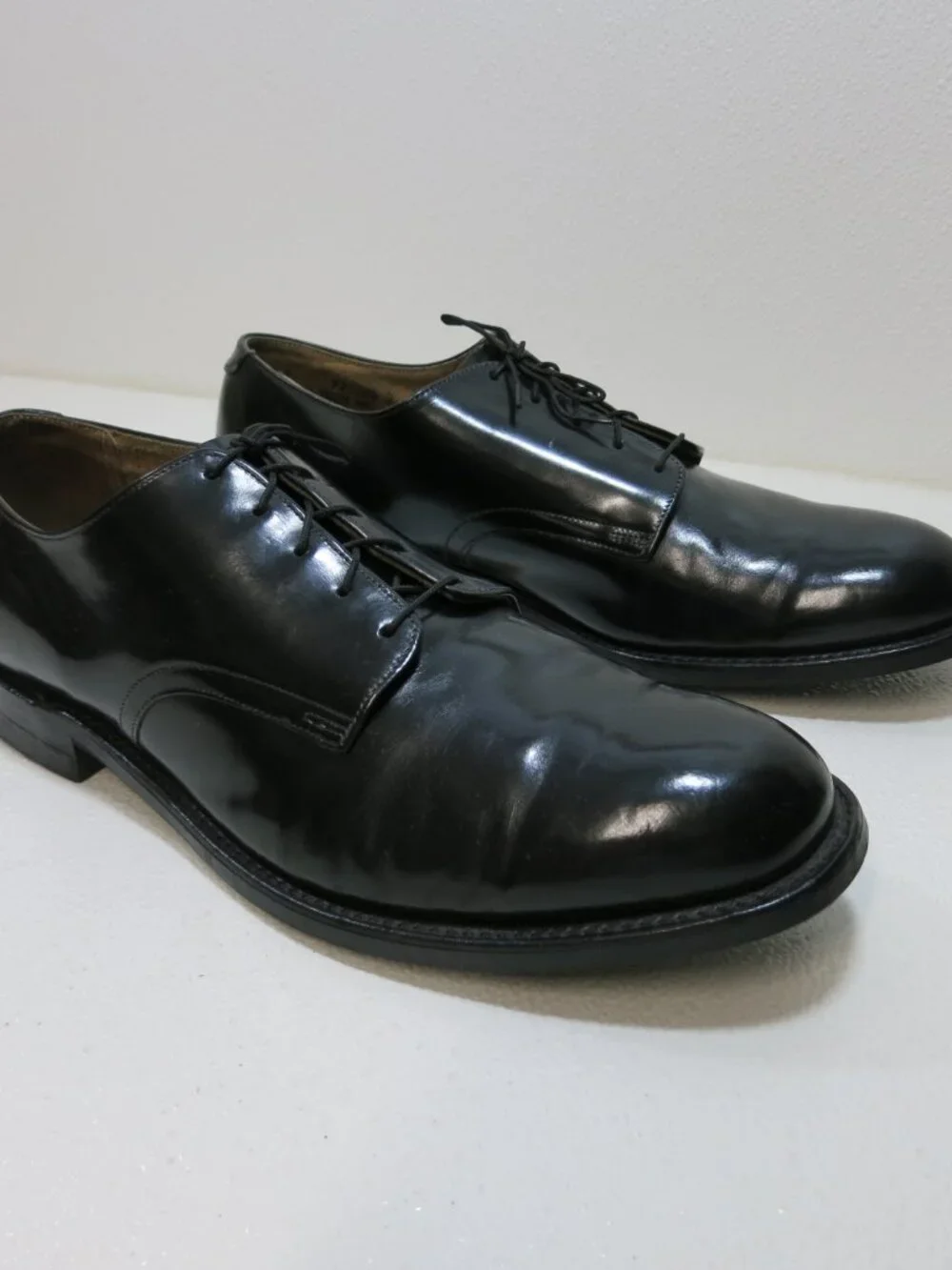 Craddock-Terry Polished Leather Dress Oxfords Shoes Men's Uniform Footwear 12.5